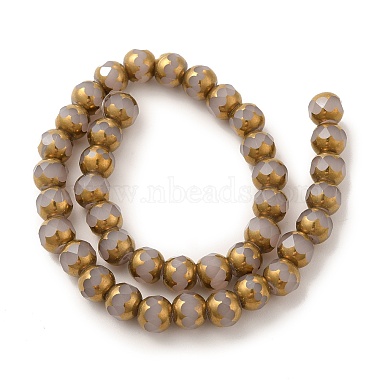 Chapelets de perles en verre opaques(GLAA-G098-03)-2