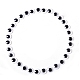 Black & White Plastic Wiggle Googly Eyes Cabochons(DOLL-PW0001-077B)-1