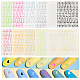 24 Sheets 12 Colors Letter Style Plastic Nail Art Stickers(MRMJ-OC0003-21)-1