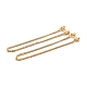 Long Chain Tassel Dangle Stud Earrings for Girl Women(ZIRC-C025-23G)-1