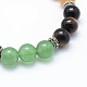 Natural/Synthetic Mixed Stone Beads Stretch Bracelets(BJEW-L612-G01)-3