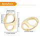 benecreat 6pcs anneaux de porte à ressort en laiton(KK-BC0009-99)-2