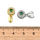 Rack Plating Brass Micro Pave Cubic Zirconia Ice Pick Pinch Bails(KK-K340-28A)-3