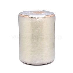 Korean Elastic Crystal Thread, DIY Jewelry Beading Stretch Cord Findings, Clear, 1mm, about 1093.61 yards(1000m)/roll(OCOR-O001-1mm-02)