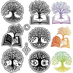 Custom PVC Plastic Clear Stamps, for DIY Scrapbooking, Photo Album Decorative, Cards Making, Stamp Sheets, Film Frame, Tree of Life, 160x110x3mm(DIY-WH0439-0376)