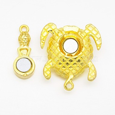 Alloy Rhinestones Magnetic Clasps with Loops(X-ALRI-O015-02)-3
