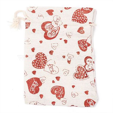 Christmas Theme Cotton Fabric Cloth Bag(ABAG-H104-B03)-2