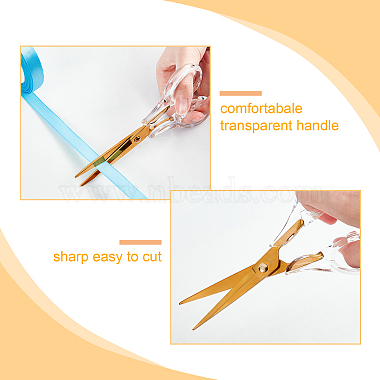 Stainless Steel Scissors(TOOL-WH0134-53G)-4