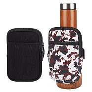 2Pcs 2 Style Polyester Wallets, Water Bottle Carrier, with Iron Zipper, Neoprene with Nylon Water Bottle Carrier 40oz, Rectangle, Mixed Color, 14~15x10.5~12x1.7~2.25cm, 1pc/style(AJEW-OC0004-81)