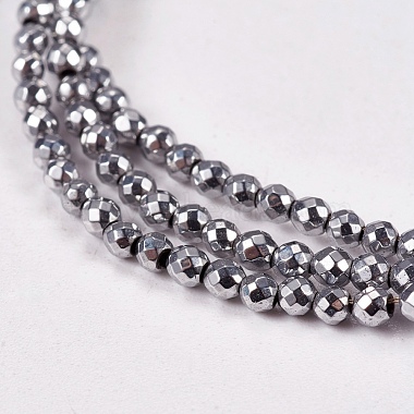 Electroplate Non-magnetic Synthetic Hematite Beads Strands(G-J169B-2mm-02)-3