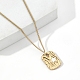 201 Stainless Steel Pendant Necklaces(NJEW-D055-03G)-1