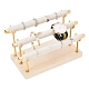 3-Tier Wood Detachable Ring Organizer Holder(RDIS-WH0009-009)-1