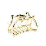 Cat Alloy Claw Hair Clips, Golden, 42x25mm(PW-WG25B48-02)