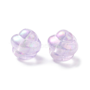 Luminous Transparent Rainbow Iridescent Acrylic Beads(LACR-K001-01)-2