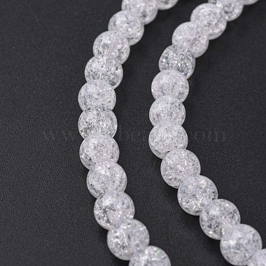 crépitement synthétiques perles de quartz brins(X-GLAA-S134-6mm-05)-3