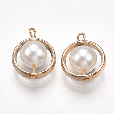 ABS Plastic Imitation Pearl Pendants(PACR-T007-21A)-2