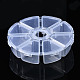 Flat Round Polypropylene(PP) Bead Storage Containers(CON-S043-046A)-2