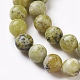 Brins de perles turquoise jaune naturel (jaspe)(X-G-Q462-6mm-22)-3