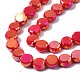 Chapelets de perles en verre galvanoplastique(EGLA-Q125-002-A05)-3