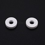 Joystick Sponge Ring, Flat Round, White, 19x5mm(AJEW-WH0245-34)