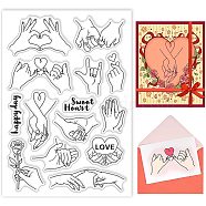 PVC Plastic Stamps, for DIY Scrapbooking, Photo Album Decorative, Cards Making, Stamp Sheets, Film Frame, Cat Pattern, 16x11x0.3cm(DIY-WH0167-57-0054)