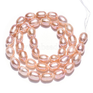 Natural Cultured Freshwater Pearl Beads Strands(PEAR-N012-07L)-2