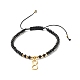Infinity Braided Bead Bracelet for Girl Women(BJEW-JB06957-02)-1