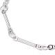 Brass Bar Link Chain Bracelet Making(AJEW-JB01187-02)-2