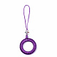 Polyester Tassel Woven Big Pendant Decorations(FIND-N052-001G)-1
