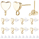 Brass Stud Earring Findings(KK-BBC0028-29B)-7