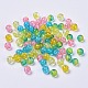 5 Colors Spray Painted & Baking Painted Crackle Glass Beads(CCG-X0010-09-8mm)-2