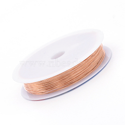 Bare Round Copper Wire, Raw Copper Wire, Copper Jewelry Craft Wire, Original Color, 18 Gauge, 1.0mm, about 459.31 Feet(140m)/1000g(CWIR-S003-1.0mm-14)