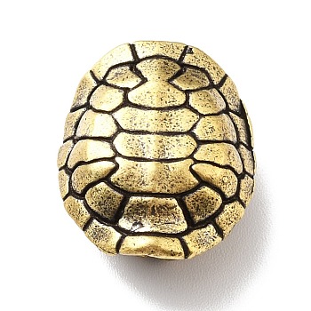 Brass European Beads, Large Hole Beads, Tortoise, Antique Bronze, 19x16.5x10mm, Hole: 6mm