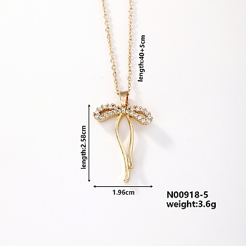 Fashionable and Elegant Butterfly Brass Rhinestone Pendant Necklaces, with Cable Chain for Women Girl, Golden, 15.75 inch(40cm)+5cm