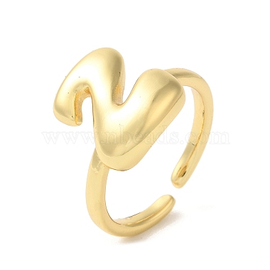 Letter Z Brass Finger Rings