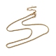 201 Stainless Steel Rope Chain Necklace for Men Women(NJEW-P268-A30-2X5)-1