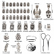 kit de fabrication de bijoux pour cheveux dreadlocks diy kissitty(FIND-KS0001-09)-2