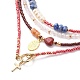 4Pcs 4 Style Cross and Virgin Mary Brass & Alloy Charms Necklaces Set(NJEW-JN04018)-6