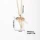 Fashionable and Elegant Butterfly Brass Rhinestone Pendant Necklaces(QH8732-3)-1