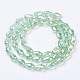 Chapelets de perles en verre galvanoplastique(X-EGLA-D015-15x10mm-29)-1