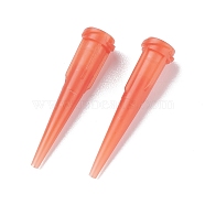 TT Plastic Needles, Dispensing Tips for Refilling Glue Fluid Precisely, Coral, 3x0.17cm, Inner Diameter: 0.136cm(TOOL-WH0130-98D)