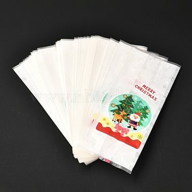 Рождественские тематические прямоугольные бумажные пакеты для конфет(CARB-G006-02A)-3