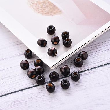 Perles de bois naturel tonneau brun coco(X-WOOD-S030-08-LF)-5