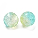 Transparent Spray Painting Crackle Glass Beads(GLAA-L046-01A-20)-2