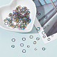 200Pcs 4 Styles Rainbow Color Stainless Steel Open Jump Rings(STAS-SC0003-96)-4