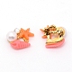 Resin Cabochons with Alloy Findings(MRMJ-WH0067-39G)-1