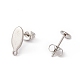 201 Stainless Steel Stud Earring Findings(EJEW-A071-28P)-2