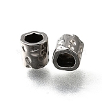 304 Stainless Steel Beads, Column, Anti-Tarnish, Stainless Steel Color, 5x5x5mm, Hole: 3mm(STAS-V009-10P)