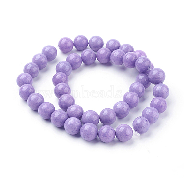 Natural Mashan Jade Round Beads Strands(X-G-D263-10mm-XS24)-2
