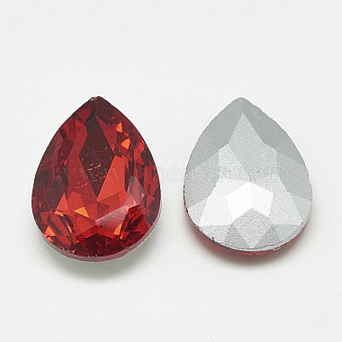 Pointed Back Glass Rhinestone Cabochons(RGLA-T081-6x8mm-07)-2